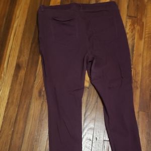 Old Navy Purple Rockstar Mid Rise size 18